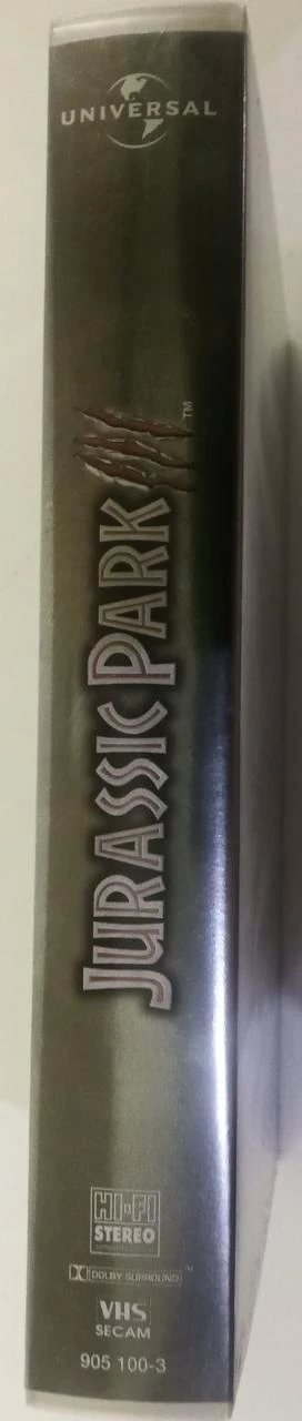 VHS – Jurassic Park III – Universal – Sam Neill – photo 2
